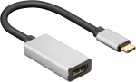Adapter Goobay USB Type-C, HDMI, 0.15 m, h&otilde;be/must