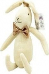 Pehme m&auml;nguasi Tulilo Bunny Ludwiczek, kreemjasvalge, 22 cm