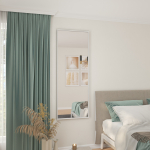 Peegel Medina, rippuv, 60 cm x 160 cm, valge v.