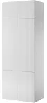 Riidekapp Cama Meble Pafos 2D BASE, valge v., 55.5 cm x 45 cm x 90 cm