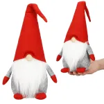 J&otilde;uludekoratsioon, "Elf" Springos Level CA0689, 44 cm, punane v./hall v.