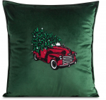 J&otilde;ulu dekoratiivne padjakate PSWA-219, roheline, 45 cm x 45 cm