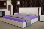 Voodilina PRZF-5, violetne, 200 x 220 cm, kummiga