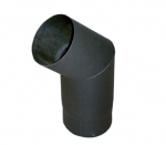 &Uuml;hendustoru nurk Abx, must v., 130 mm, 21 cm, 45 &deg;