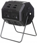 Komposter Tarmo Tumbler, 62 cm x 72 cm x 95 cm, 160 l, must v.