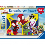 Pusle Ravensburger Spidey & His Amazing Friends, 26 cm x 18 cm, 48 tk, mitmev&auml;rviline