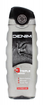 Meeste kehapesugeel Denim Black Triple Detox, 400 ml