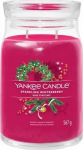 K&uuml;&uuml;nal, l&otilde;hna Yankee Candle Signature Sparkling Winterberry, 60 - 90 h, 567 g, Roosa v.