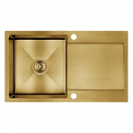 K&ouml;&ouml;givalamu Laveo Marmara SAM_G11T, Gold, roostevaba teras, 76 cm x 44 cm x 19 cm, kuldne