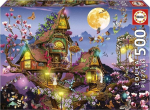 Pusle Educa Fairy House, 34 cm x 48 cm, 500 tk, mitmev&auml;rviline