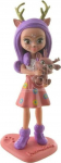 M&auml;ngukujuke Mattel Enchantimals Danessa Deer, 10 cm, pruun v./violetne v.