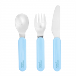 S&ouml;&ouml;giriistade komplekt lastele Ambition Junior Eddie, 1 aasta, plastik/roostevaba teras, sinine