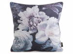 Dekoratiivpadjap&uuml;&uuml;r Flowers 17, valge/violetne, 45 cm x 45 cm