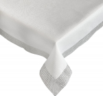 Laudlina ristk&uuml;likukujuline OHE01-1, valge v./h&otilde;be v., 140 x 200 cm