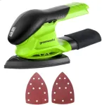 Juhtmeta kolmnurklihvmasin Greenworks G24FINSND, 24 V