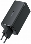 Telefoni laadija Baseus GaN6 Pro, USB Type A/USB Type-C, must v., 100 W
