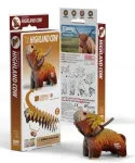 3D-pusle Highland Cow, 8 cm x 2.5 cm, 34 tk, pruun v.