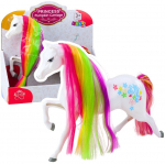 M&auml;ngukujuke, hobune Lean Toys Princess Pumpkin Carriage, 26 cm, valge v./mitmev&auml;rviline