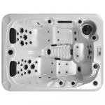 Vann, massaaži, 210 cm x 156 cm x 80 cm, ristk&uuml;lik, valge