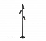 P&otilde;randalamp Trio Soka, 10 W, GU10, must v.