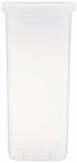 Toidukarp Domotti Albert, 2.25 l, 12 cm x 12 cm, l&auml;bipaistev v./valge v.