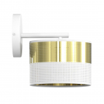Valgusti seinale Emibig Lux K1, E27, 1 x 15 W, kuldne v./valge v., 20 x 20 cm