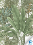 Tapeet A.S.Creation Design drop 784511, vin&uuml;&uuml;l, valge v./roheline v.