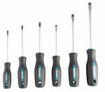 Kruvikeeraja komplekt Makita E-13518, risti/lame, 6 tk