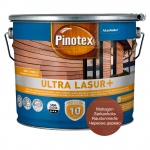 Puidu immutusvahend Pinotex Ultra Lasur+ 5975810, mahagon v., 10 l