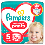 P&uuml;ksm&auml;hkmed Pampers Active Baby Pants, 5 suurus, 58 tk