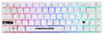 Juhtmega m&auml;nguklaviatuur Higround SNOWSTONE Base 65 White Flame, Inglise (UK), valge v.