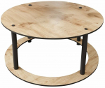 Kohvilaud Kalune Design Hole, tamm v., 70 cm x 70 cm x 38 cm