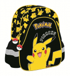 Laste seljakott St.Majewski Pokemon Pikachu, must v./kollane v., 29 cm x 22 cm x 9 cm