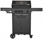 Gaasigrill Heatwave 3+1 LED, 113.4 cm x 49.2 cm