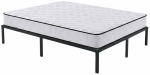 Voodi poolteist istekohta Akord Furniture Factory, 140 x 190 cm, must v., madratsiga, p&otilde;hjalippidega