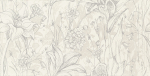 Plaadid, keraamiline Tubadzin Melia White flower 5900199256590, 30.8 cm x 60.8 cm, valge v./hall v.
