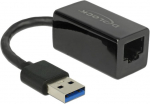 Adapter Delock USB Type-A Male to Gigabit LAN 10/100/1000Mbps RJ-45, USB 3.1, 0.13 m, must v.