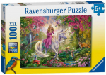Pusle Ravensburger XXL Unicorn 106417, 49 cm x 36 cm, 100 tk, mitmev&auml;rviline