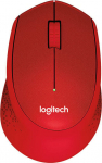 Juhtmevaba arvutihiir Logitech M330 Silent, punane v.