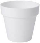 Lillepott Form Plastic Ibiza Soft Mat 4160, plastik, &Oslash; 25 cm, valge v.