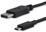 Adapter StarTech USB-C to DisplayPort 1.2 CDP2DPMM1MB USB-C, Displayport 1.2 male, 1 m, must v.