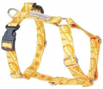 Koerte traksid Amiplay Be Happy, kollane, 260 - 350 mm x 15 mm, 26-35