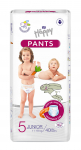 P&uuml;ksm&auml;hkmed Happy Pants Junior, 5 suurus, 11 - 18 kg, 40 tk