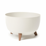 Lillepott Lamela Roma 881-74, plastik, &Oslash; 40 cm, kreemjasvalge