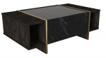 Kohvilaud Kalune Design Veyron, must v., 103.8 cm x 60 cm x 37.3 cm