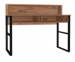 Kirjutuslaud Kalune Design Kemo, 120 cm x 55 cm, 95.8 cm, must v./p&auml;hklipuu v.