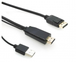 Kaabel MicroConnect HDMI-DP-CON2 HDMI / USB, Displayport, 2 m, must v.