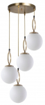 Valgusti rippuv Opviq Morino 846STL2827, E27, 4 x 60 W, valge v.