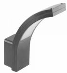 &Otilde;ue seinavalgusti GTV Paris, 10W, LED, IP54, must v., 6.6 cm x 25.5 cm