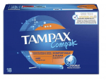 H&uuml;gieenilised tampoonid Tampax Compak, Super Plus, 18 tk